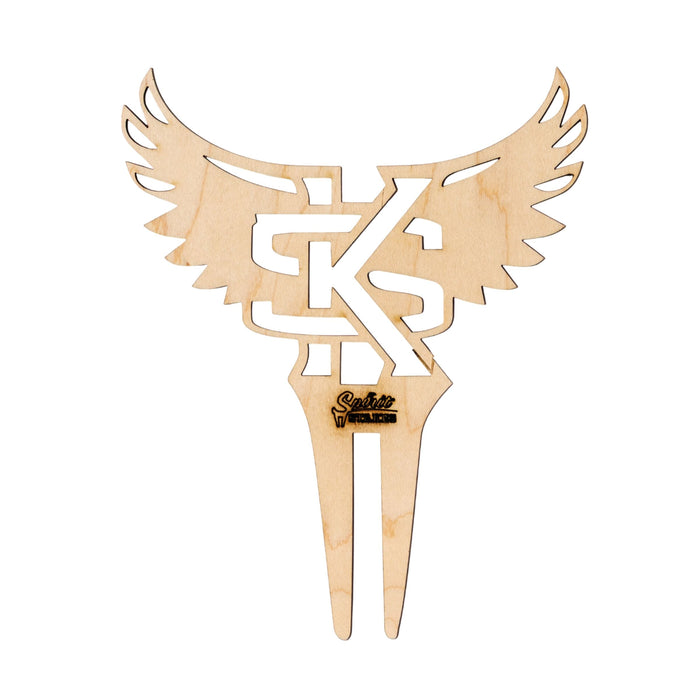 Kennesaw State University Wings Natural Wood Plant Stake