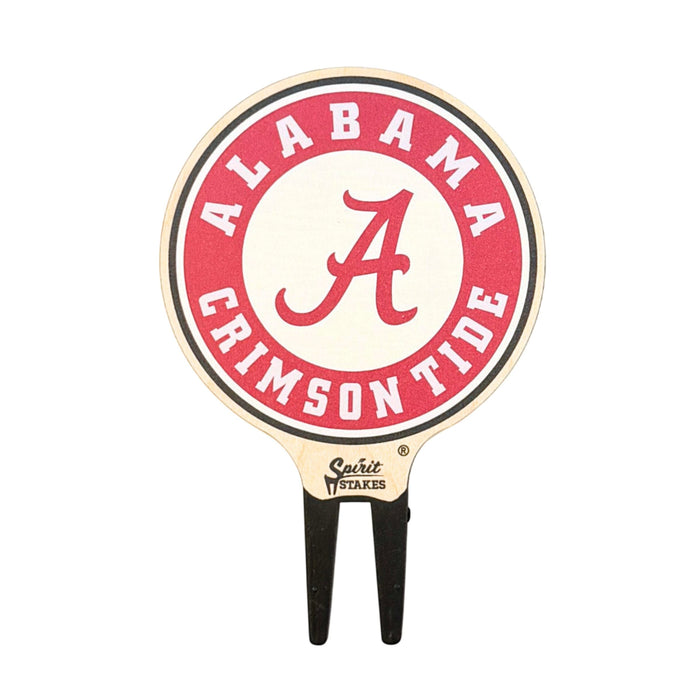 University of Alabama Circle Color Plant Stake