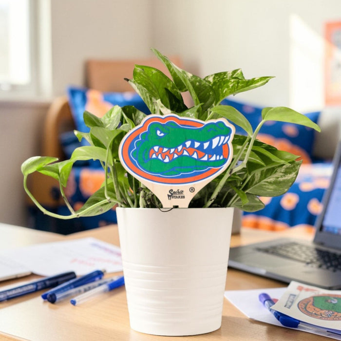 University of Florida Gator Head Color Plant Stake