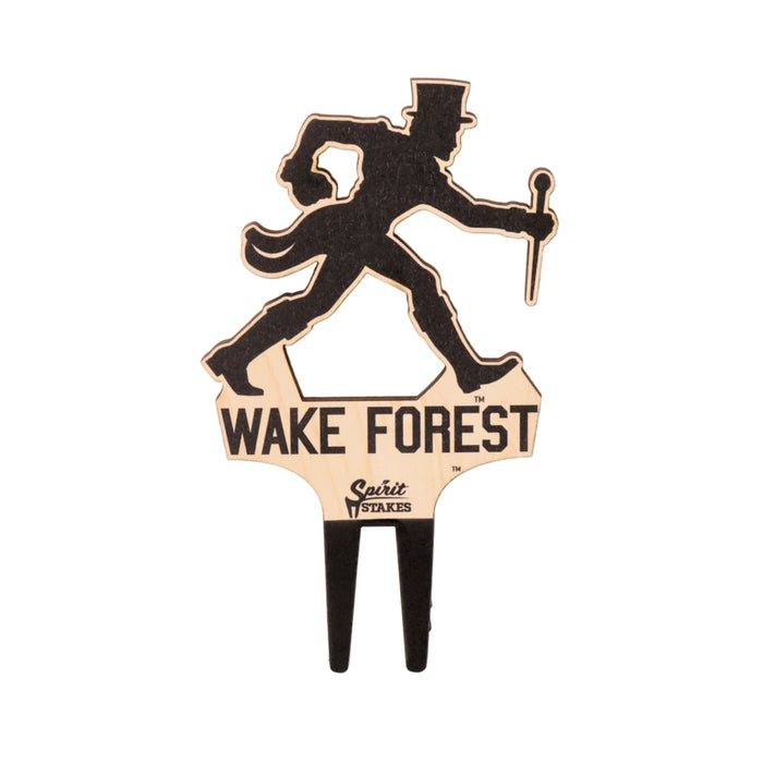 Wake Forest University Deacon Sillouette Plant Stake