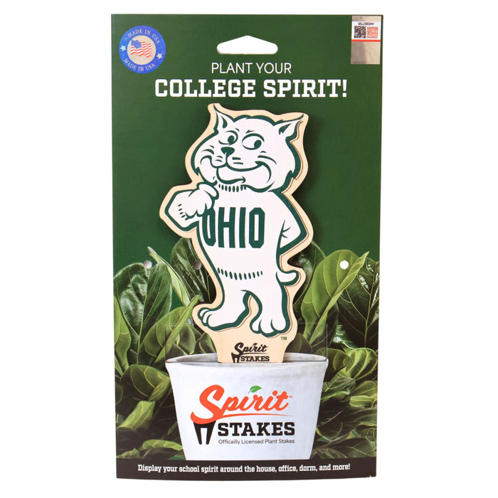Ohio University Rufus Color Plant Stake