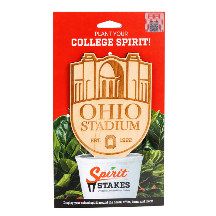 The Ohio State University Stadium Natural Wood Plant Stake