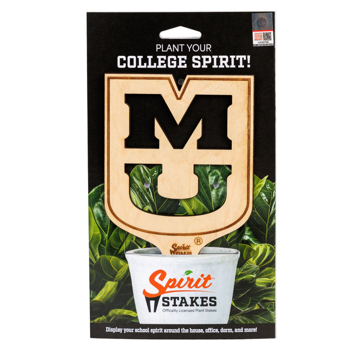 University of Missouri "MU" Natural Wood Plant Stake