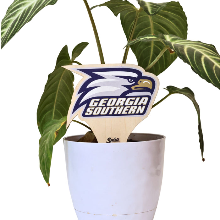 Georgia Southern Athletic Logo Color Plant Stake