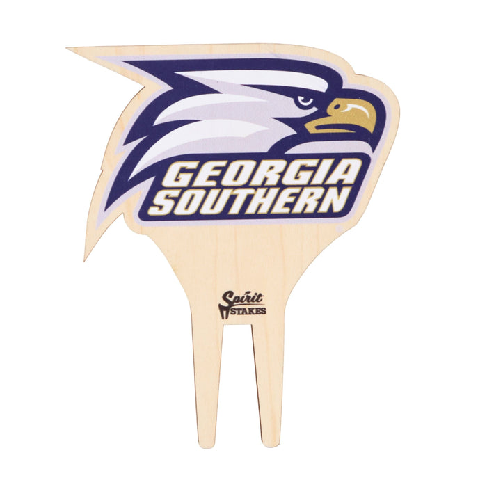 Georgia Southern Athletic Logo Color Plant Stake