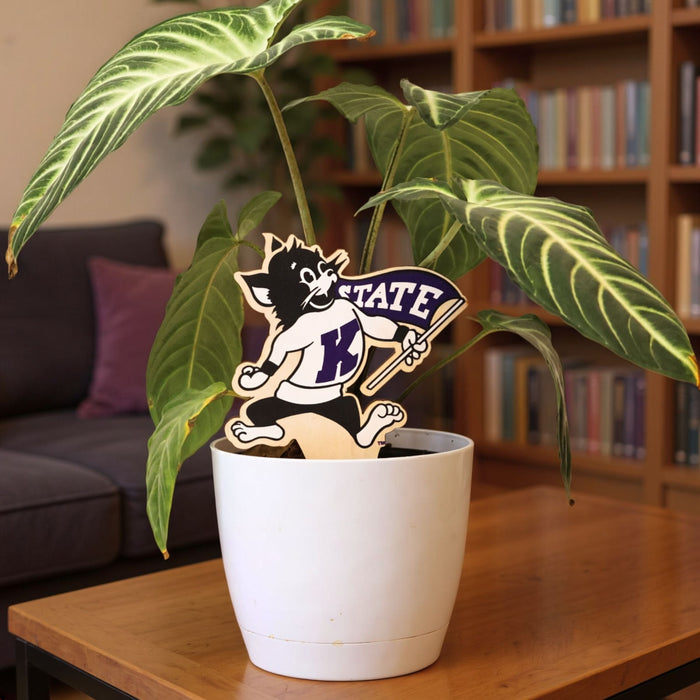 Kansas State Waving Flag Color Plant Stake