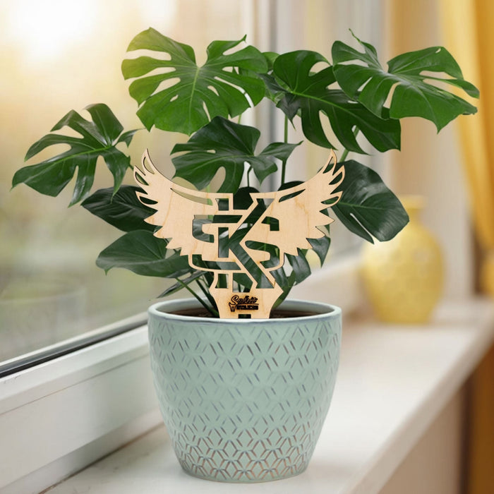 Kennesaw State University Wings Natural Wood Plant Stake