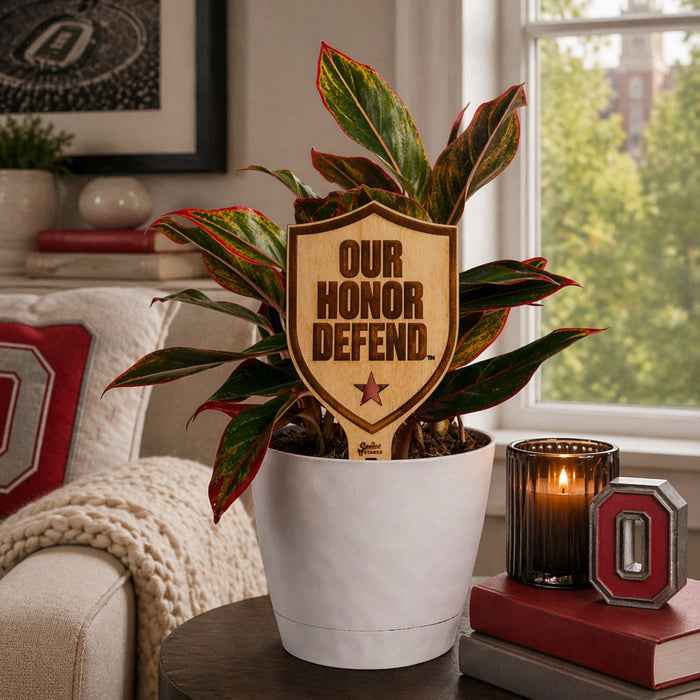 The Ohio State University Fight Song Natural Wood Plant Stake