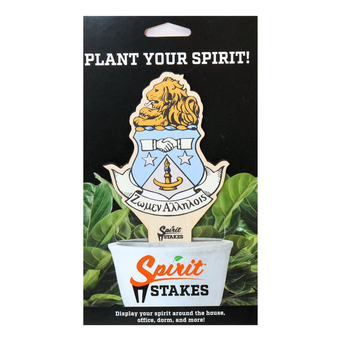 Alpha Delta Pi Crest Color Plant Stake