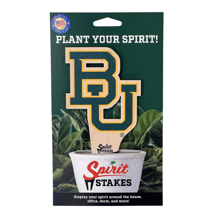 Baylor BU Color Plant Stake