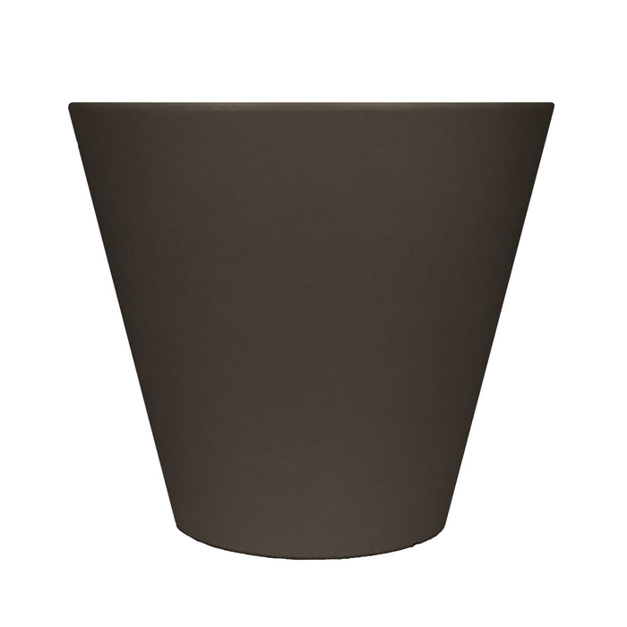 Espresso Cosmopolitan Planter - Short Round