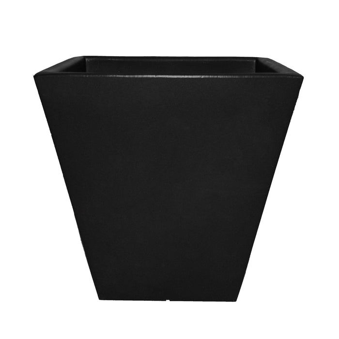 Black Cosmopolitan Planter - Short Square