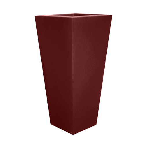 Oxblood Cosmopolitan Planter - Tall Square