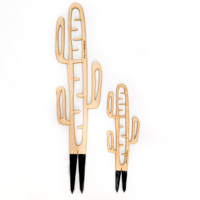 BARE™ Cactrella™ - Customizable wooden plant support - Inspired by the Barrel Cactus