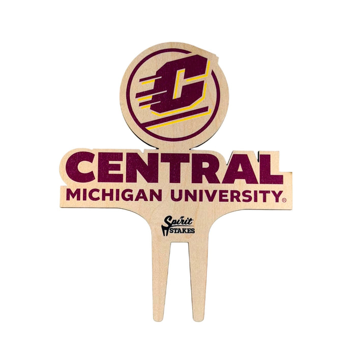 Central Michigan University Color Plant Stake