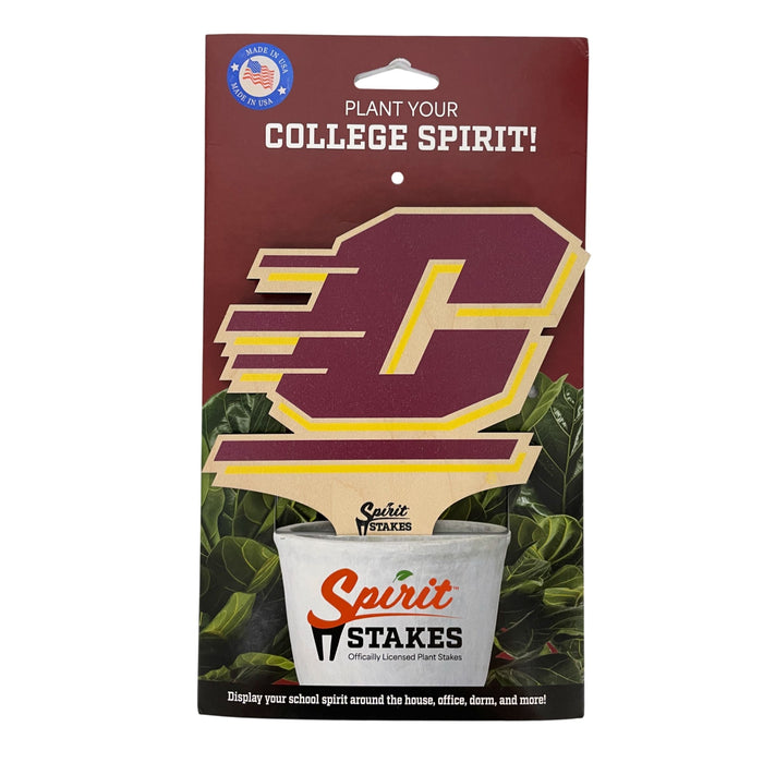 Central Michigan Logo Color Plant Stake
