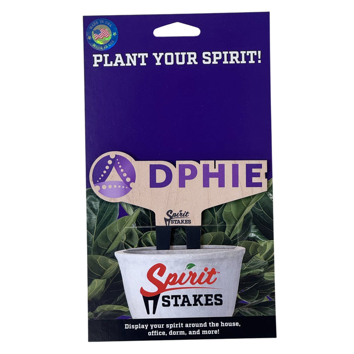 Delta Phi Epsilon Logo Color Plant Stake