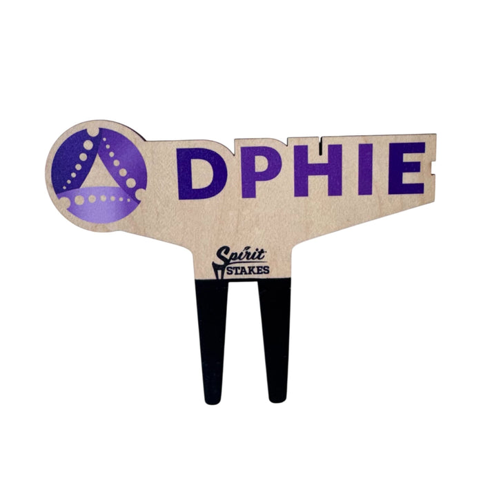 Delta Phi Epsilon Logo Color Plant Stake