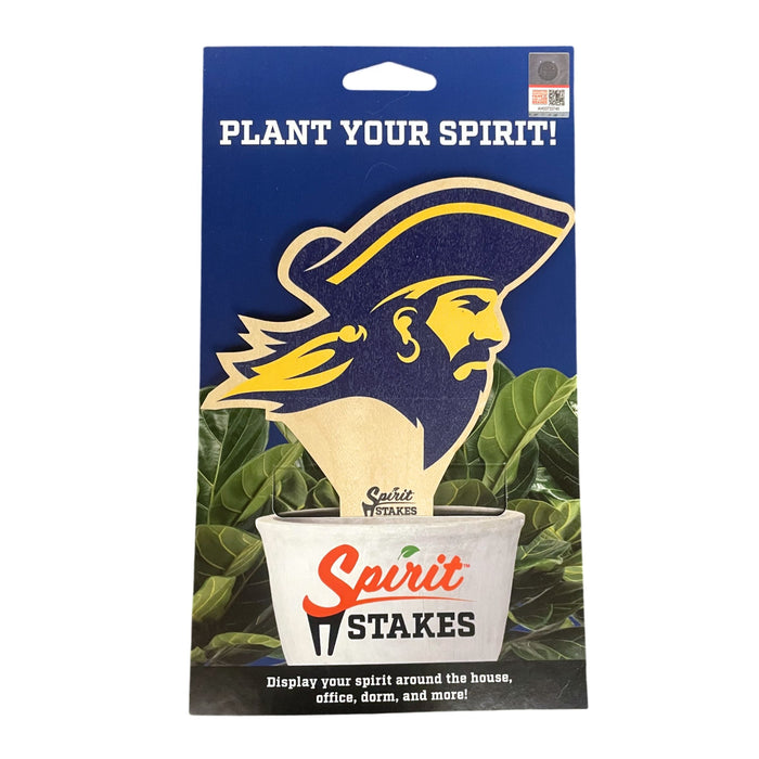 East Tennessee State University Buccaneer Color Plant Stake