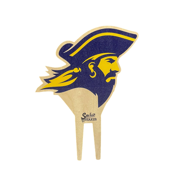 East Tennessee State University Buccaneer Color Plant Stake