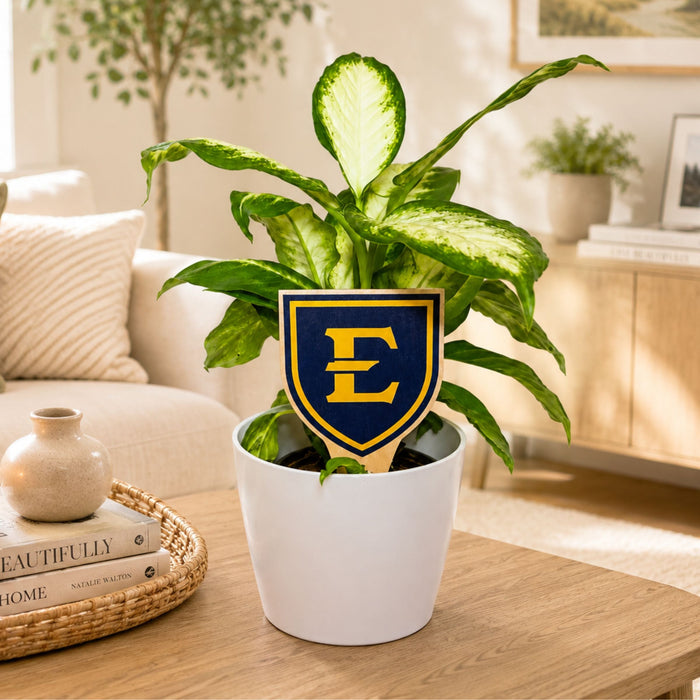 East Tennessee State University Shield Color Plant Stake