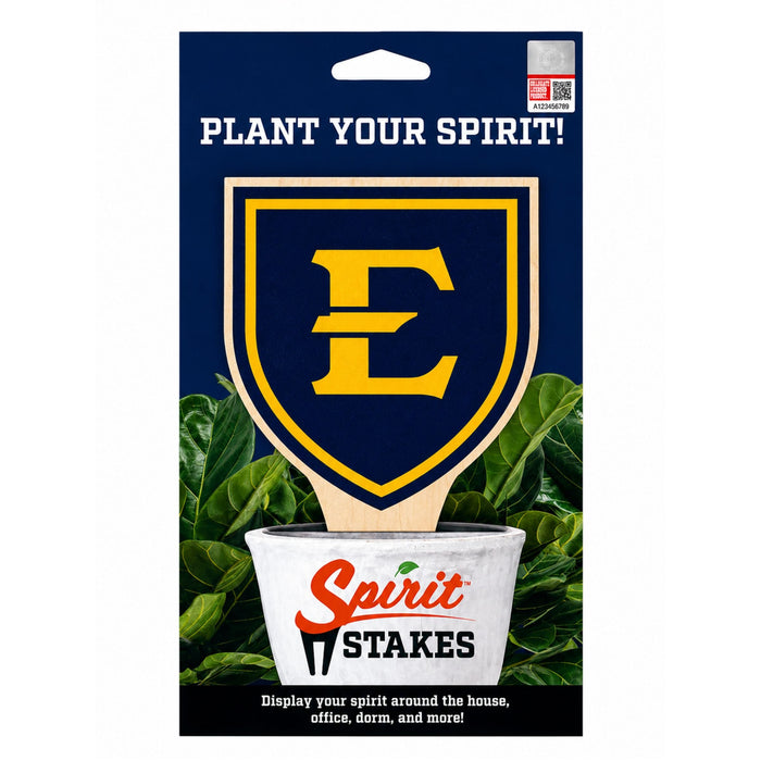 East Tennessee State University Shield Color Plant Stake