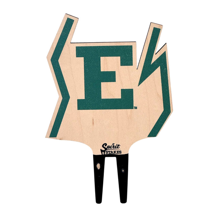 Eastern Michigan University Athletic Logo Color Plant Stake