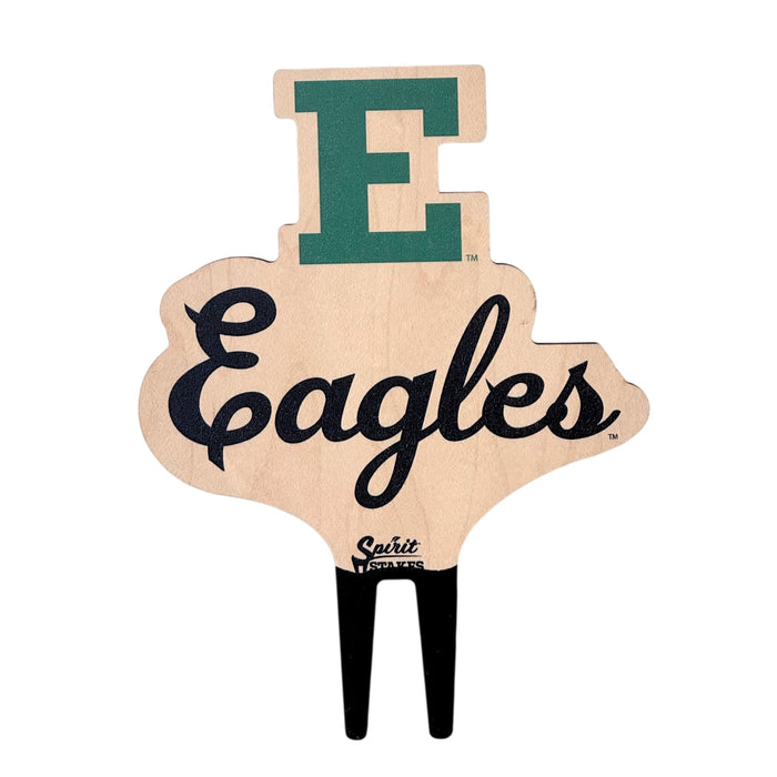 Eastern Michigan University Logo Color Plant Stake