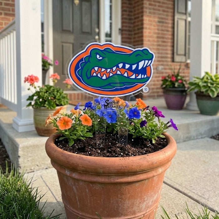 University of Florida Gator Head Garden Sign