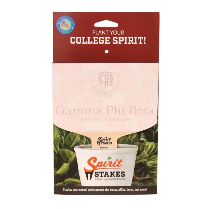 Gamma Phi Beta Motto Color Plant Stake