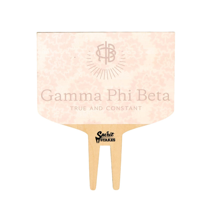 Gamma Phi Beta Motto Color Plant Stake