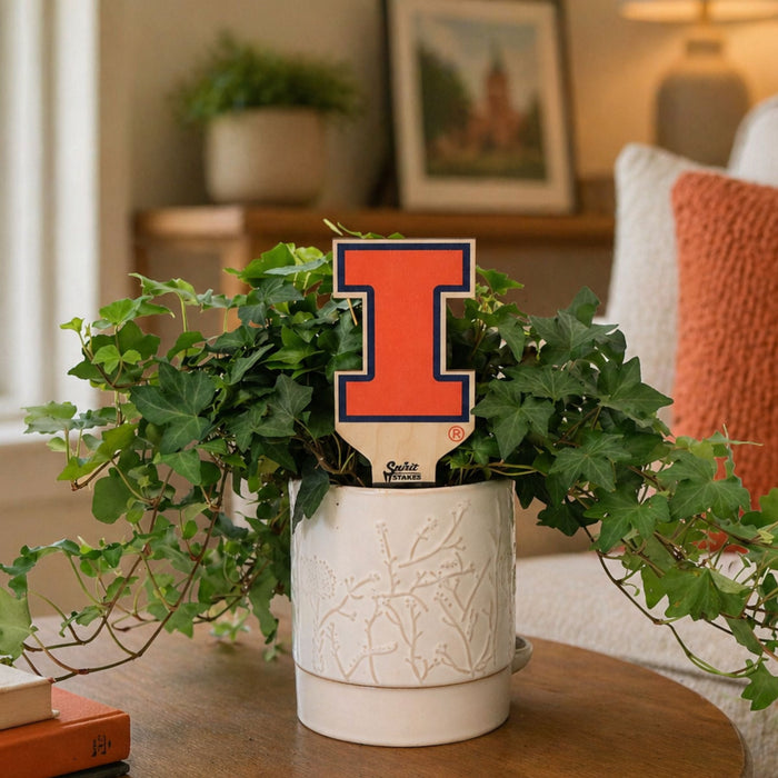 University of Illinois Block I Color Plant Stake