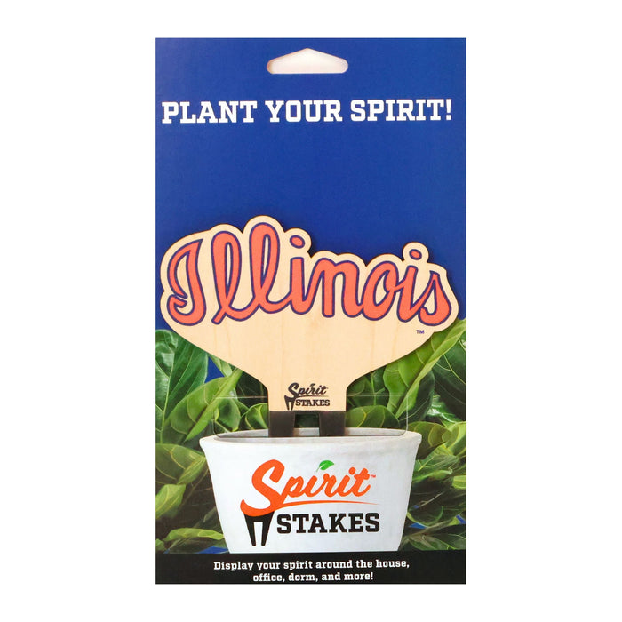 University of Illinois Script Color Plant Stake