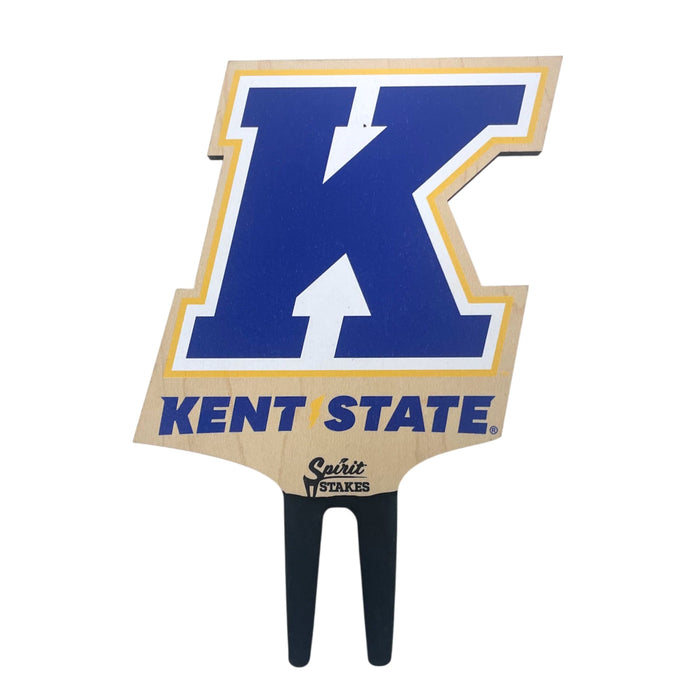 Kent State K Emblem Color Plant Stake