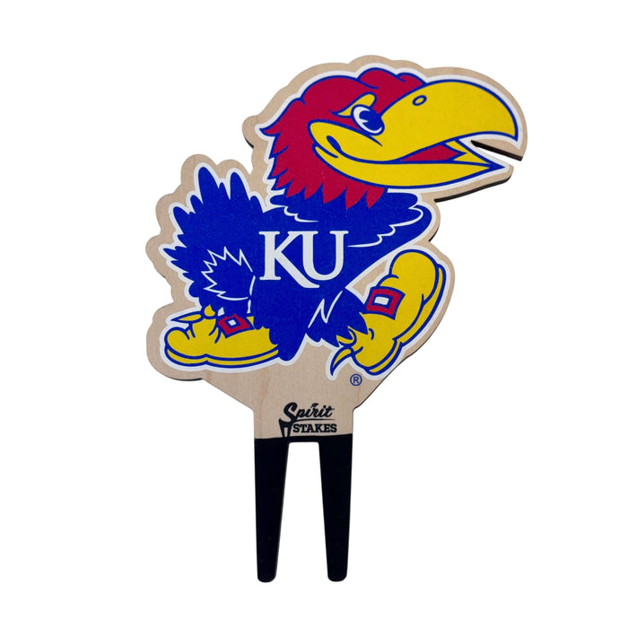 University of Kansas Jayhawk Color Plant Stake