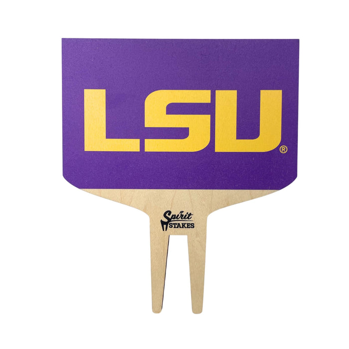 LSU Logo Color Plant Stake