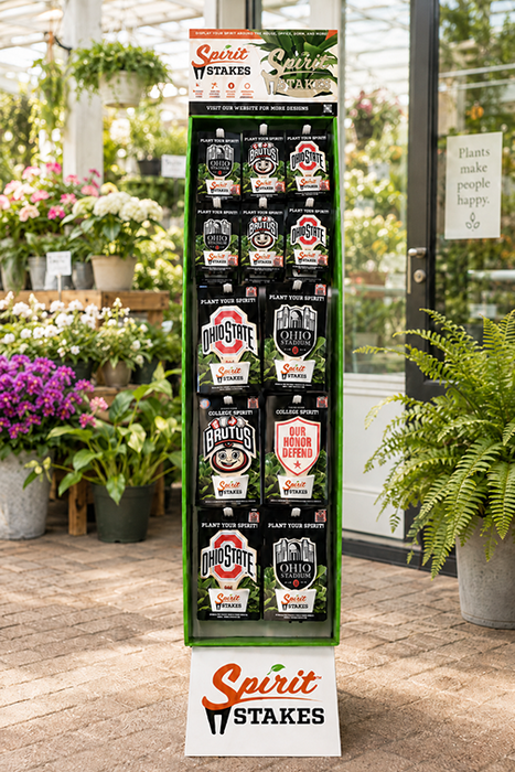 Spirit Stakes, 144 piece, Free-Standing Retail Floor Display