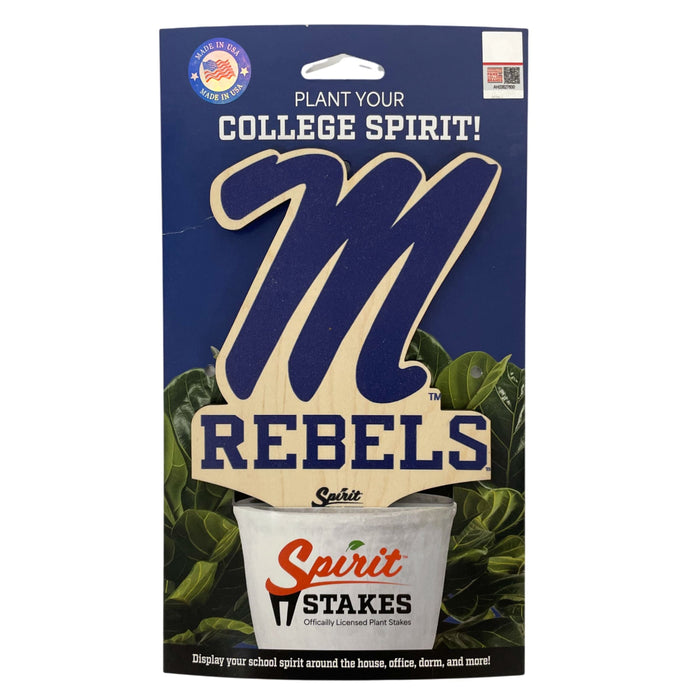 University of Mississippi Rebels Color Plant Stake