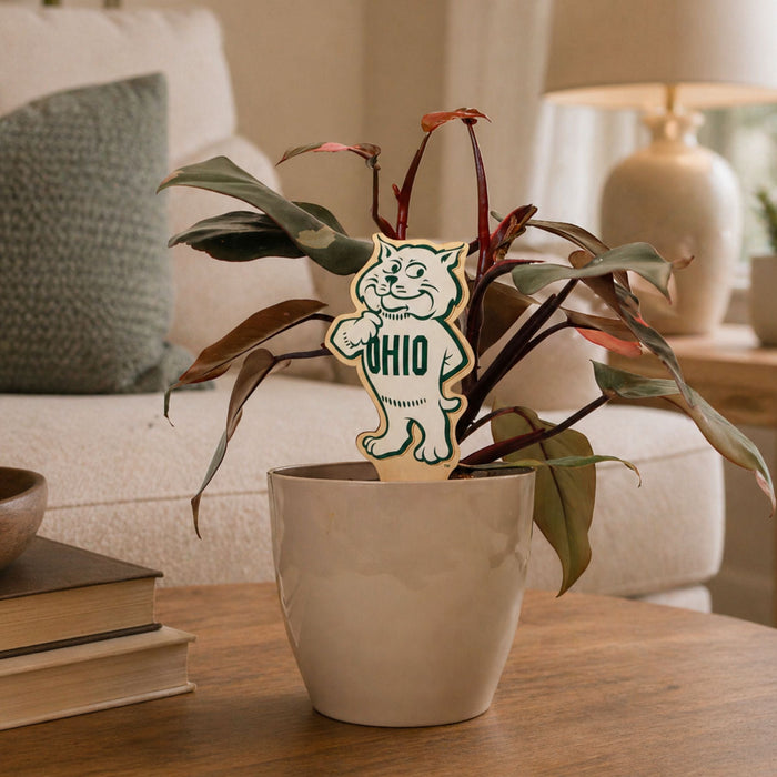 Ohio University Rufus Color Plant Stake