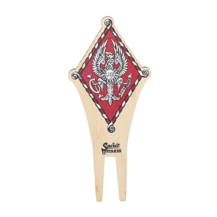 Pi Beta Phi Crest Color Plant Stake