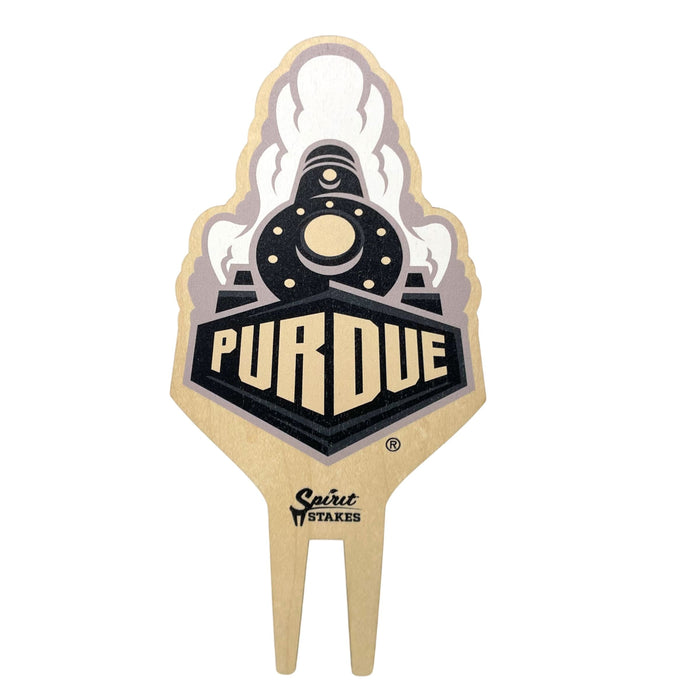 Purdue Train Color Plant Stake