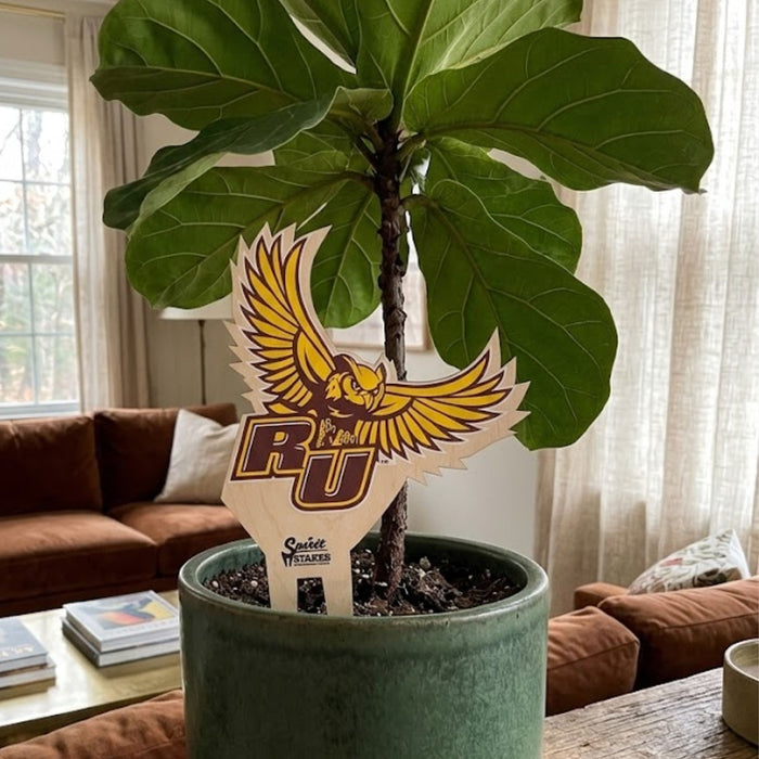 Rowan University Logo Color Plant Stake