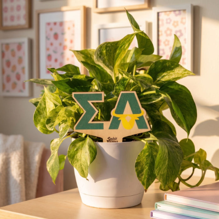 Sigma Alpha Logo Color Plant Stake