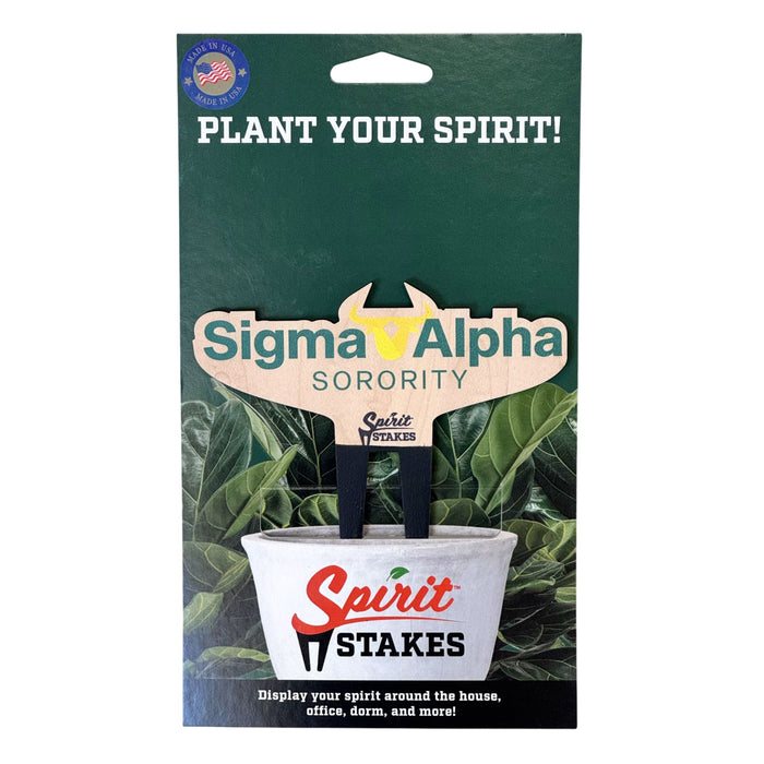 Sigma Alpha Sorority Color Plant Stake