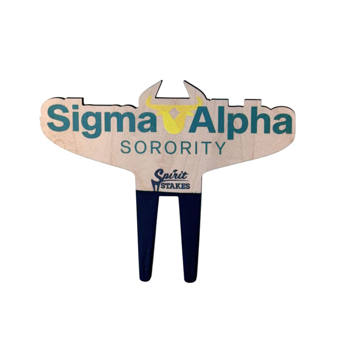 Sigma Alpha Sorority Color Plant Stake