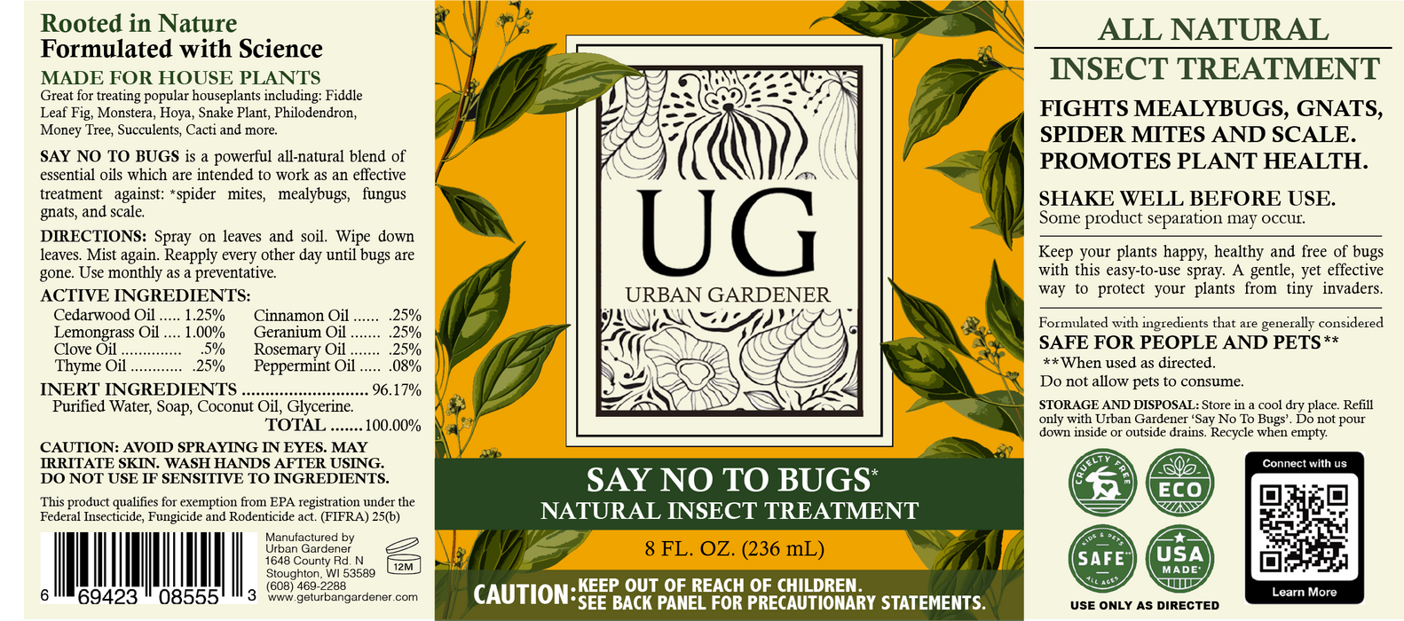 Say No To Bugs - Wholesale - Case of 16