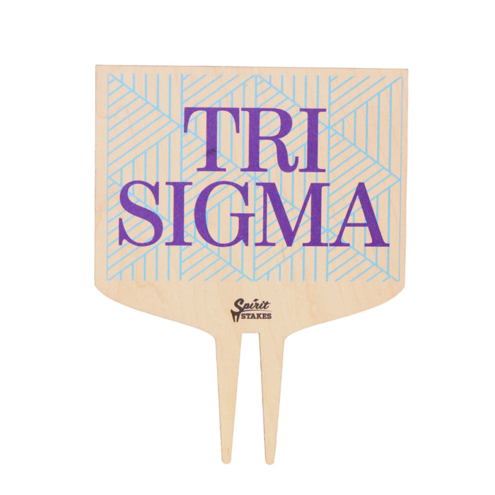 Tri Sigma Color Plant Stake
