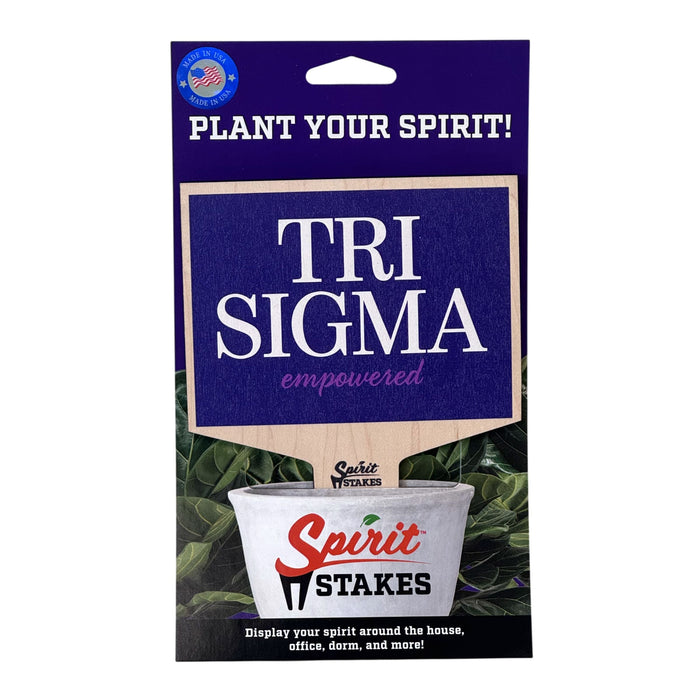 Tri Sigma Empowered Color Plant Stake