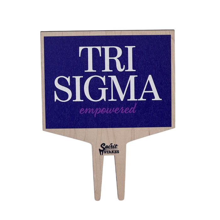 Tri Sigma Empowered Color Plant Stake