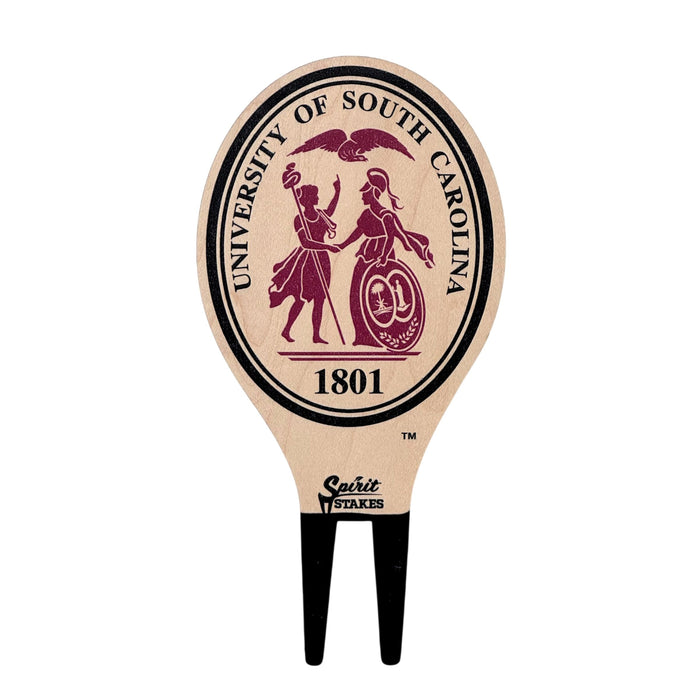 South Carolina Emblem Color Plant Stake